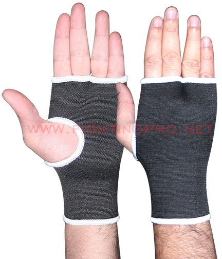 elastic supports-hand wrist elasticated protective gear black