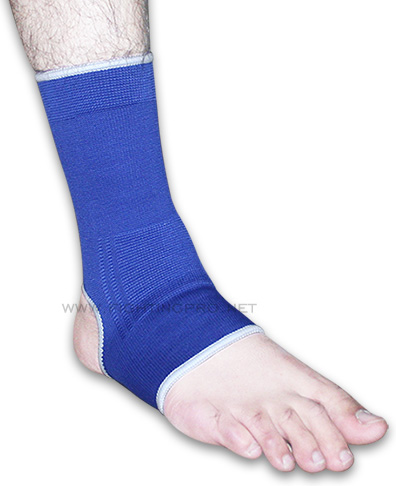 elastic supports-ankle foot elasticated protective gear blue