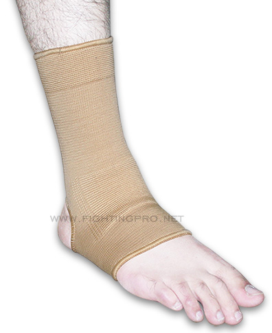 elastic supports-ankle foot elasticated protective gear brown skin