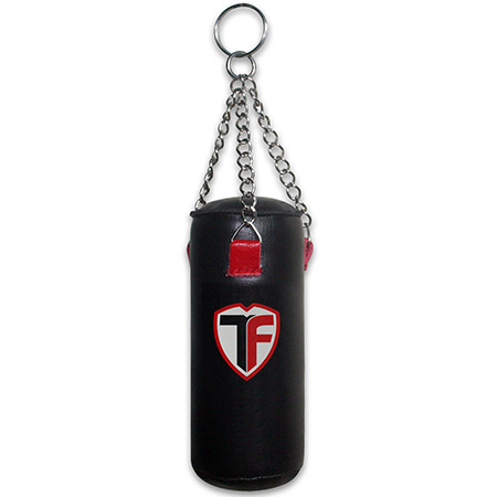 boxing punching bag key chains-sports gym gifts-leather